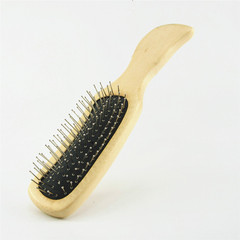 Supplying Curved Steel Pin Hairbrush, Wigs Steel Pin Comb, Hair Washing Comb, Health Massage Steel Pin Comb, Pin Comb