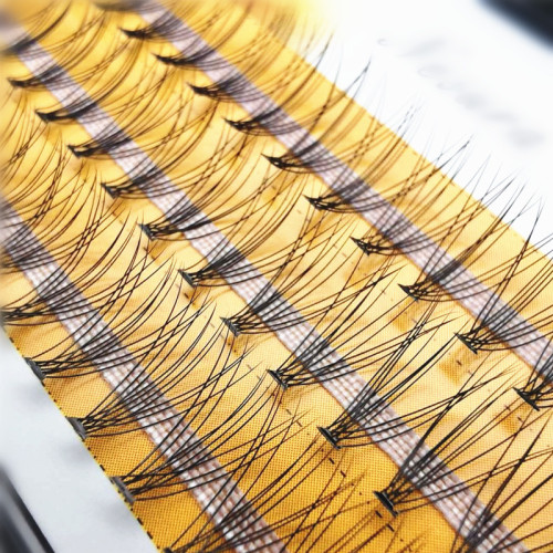 Scarecrow hair grafted eyelashes, 10 0.10 hot melt hairs, grafted false eyelashes, single cluster eyelash grafting