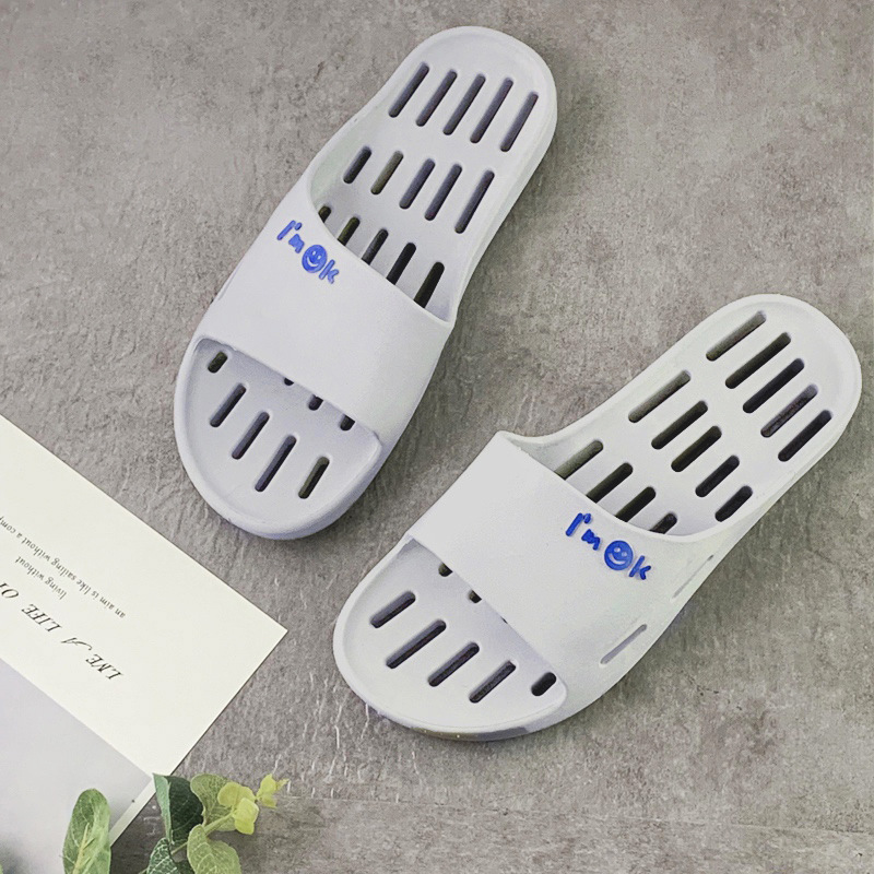 Zapatillas casa verano nuevo fugas hombres y mujeres pareja baño cuatro estaciones interior baño zapatillas mujeres verano al por mayor