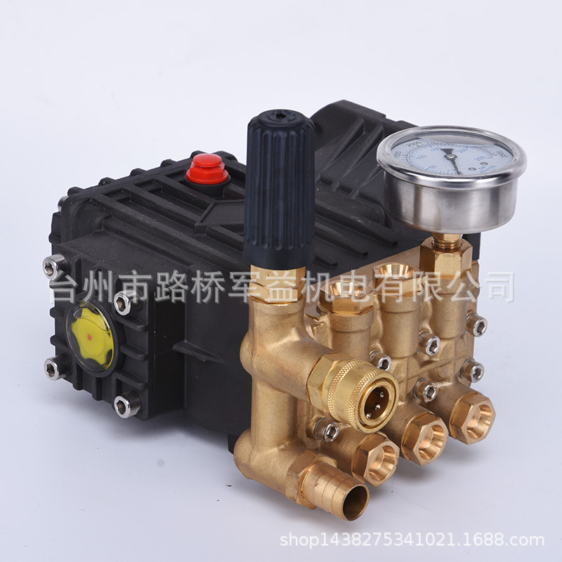 厂家批发高压清洗机配件泵头24轴28轴220v380v通用柱塞新款铜机头