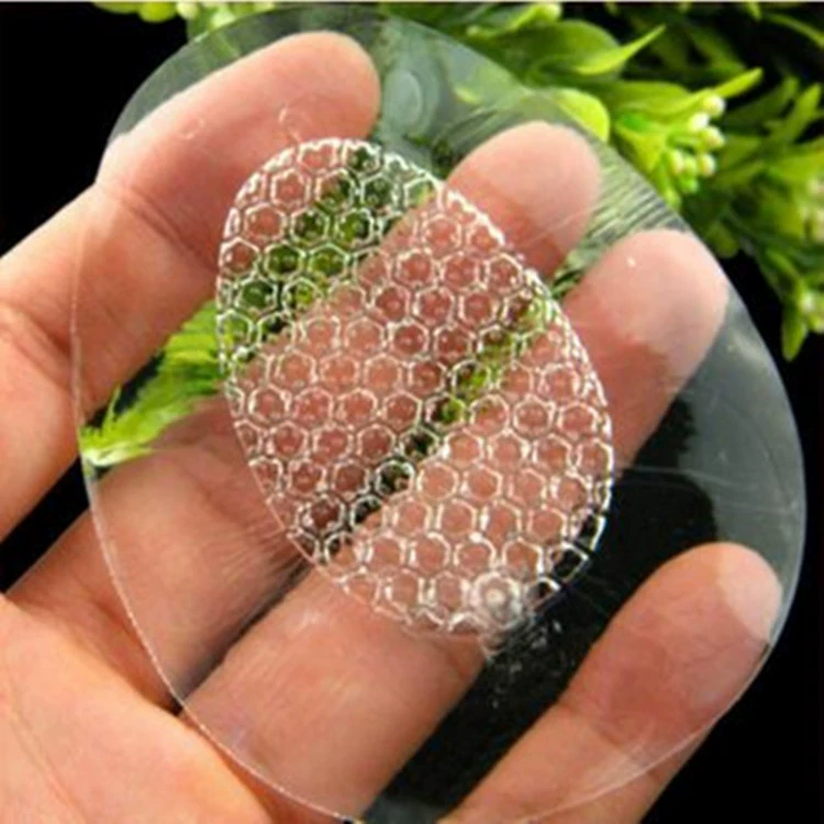 Сотовая силиконовая подушка для передней части стопы, противоболезненная Нескользящая мягкая и удобная защита для ног на высоком каблуке, прозрачная подушка половинного размера