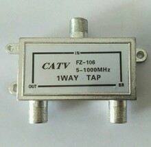 爆款 数字电视信号传输器材 5-1000兆 公制头接口106分支器分配器