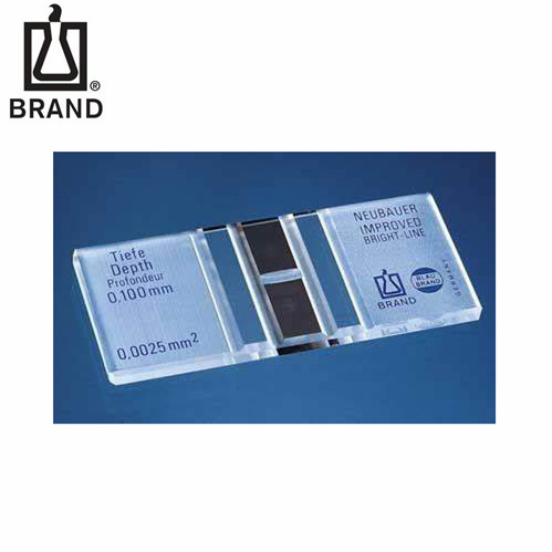 BRAND/普兰德BLAUBRAND血细胞计数板Buerker双线型含/不含弹簧夹