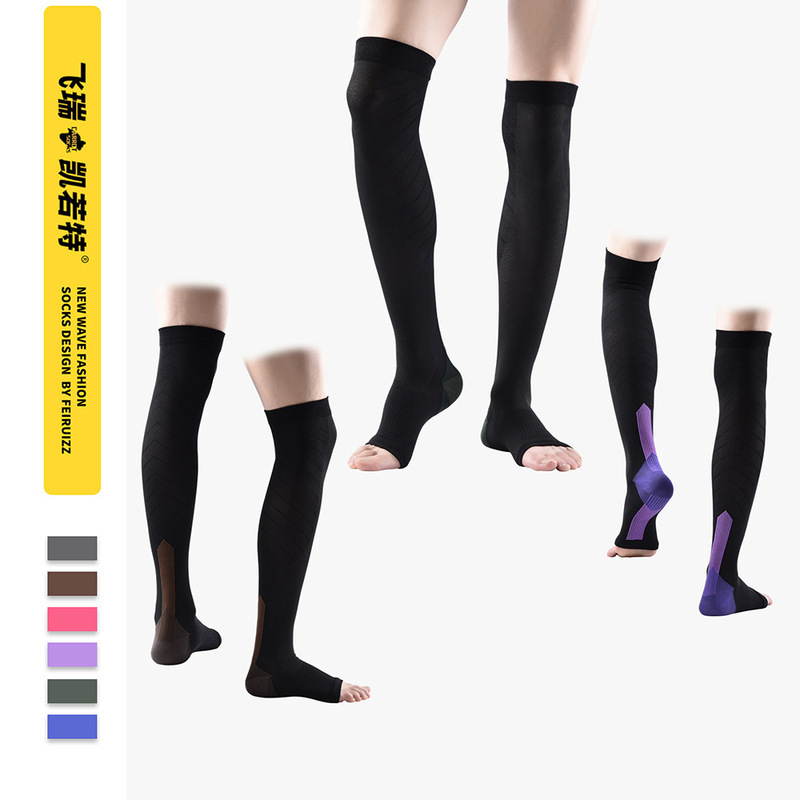 Leg protection over knee ankle protection running outdoor cycling yoga dance pressure long tube leg socks wholesale custom