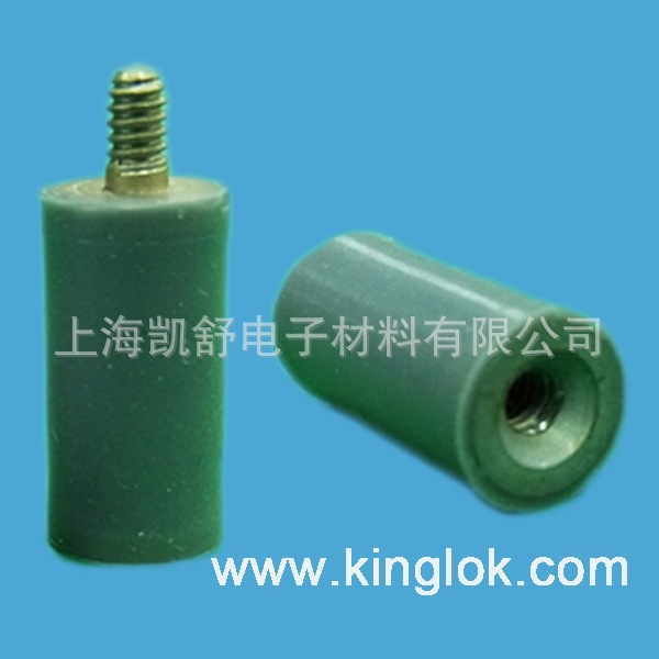 六角尼龙铜柱 PCB隔离柱 英制圆形硅胶铜柱 六角内螺纹铜柱
