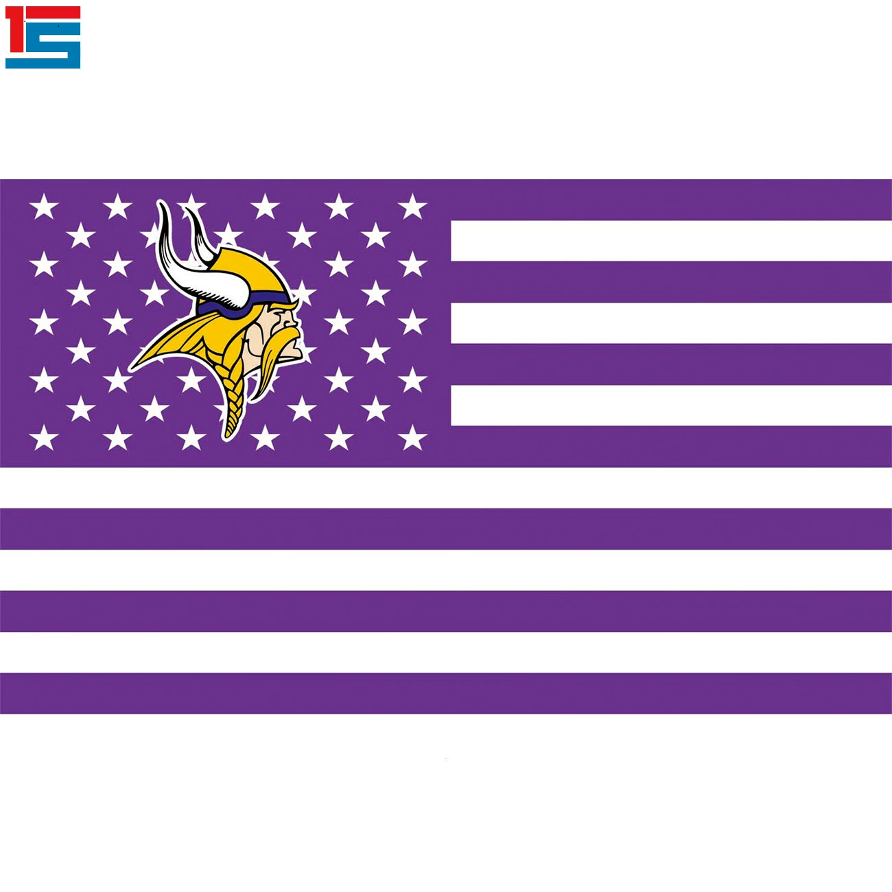 NFL Миннесота Вайкингс цифровая печать флаг флаг Миннесота Вайкингс