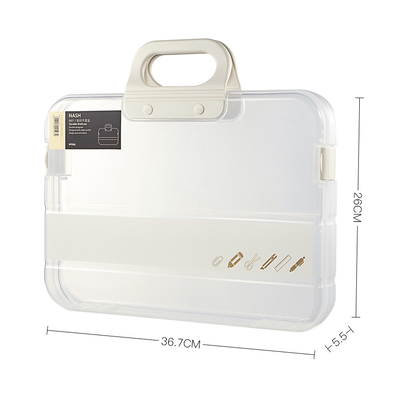 Bolsa de archivo de plástico transparente al por mayor carpeta grande A4 caligrafía BOLSA DE INFORMACIÓN examen material de papel bolsa de almacenamiento bolsa de órganos
