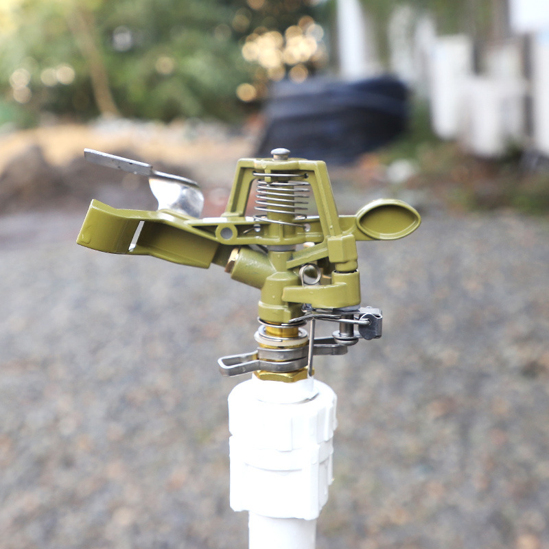 6 puntos de aleación de zinc rociador de césped verde rociador de 360 grados rociador de ángulo controlable rociador sin impuestos