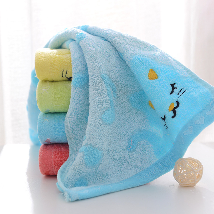 New Bamboo Fiber Children's Towel Face Towel Kindergarten Baby Infant Pure Cotton Children's Towel Soft Absorbent Small Towel Embroidery New Bamboo Fiber Children's Towel Face Towel Kindergarten Baby Infant Pure Cotton Children's Towel Soft Absorbent Small Towel Embroidery