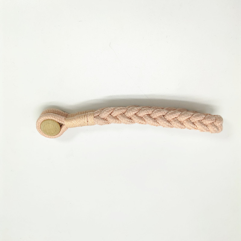 Abrazadera magnética para cortinas de madera natural y algodón_voghion.com