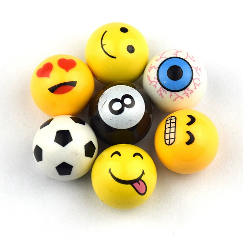 Крышка клапана Spoof, персонализированная модифицированная шина с выражением смайлика, футбольная крышка клапана глазного яблока, готовая для украшения