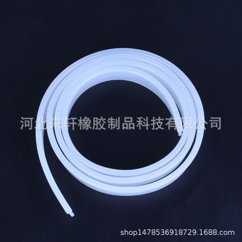 厂家供应硅胶胶条不锈钢玻璃刮胶条 玻璃刮刀胶条105CM 皮条