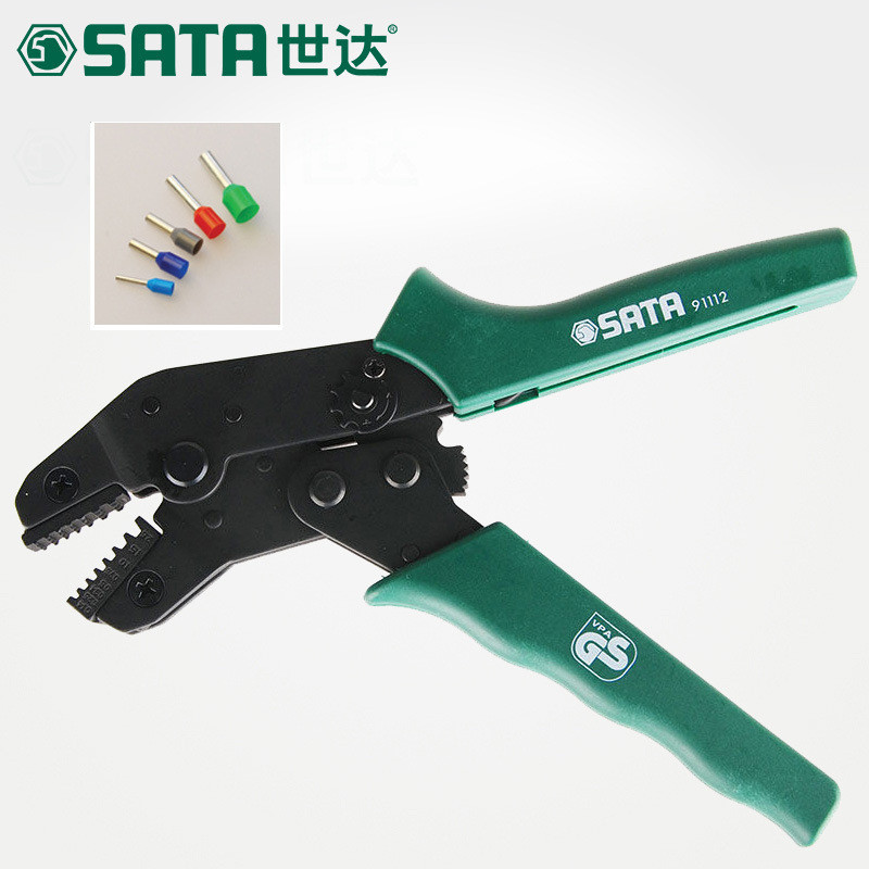 江西代理批发（SATA)世达工具欧式端子压接钳手动压线钳91112