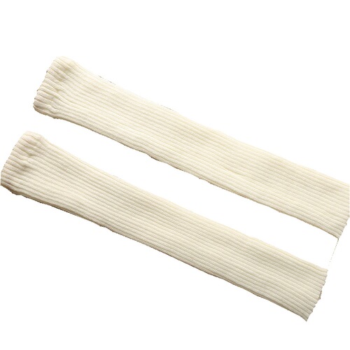 Autumn and winter warm pile wool socks over the knee 50cm yoga dance socks knee pads
