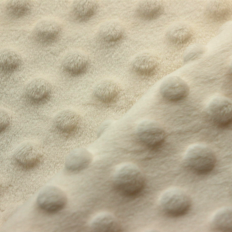 针织经编全涤水晶KS压花压泡短毛绒布玩具服装记忆枕面料水晶绒