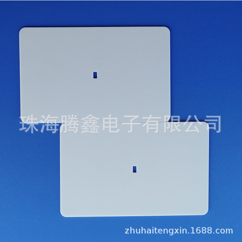 氧化铝陶瓷基板电子标签陶瓷基片85.6*54*0.635mm带孔光板