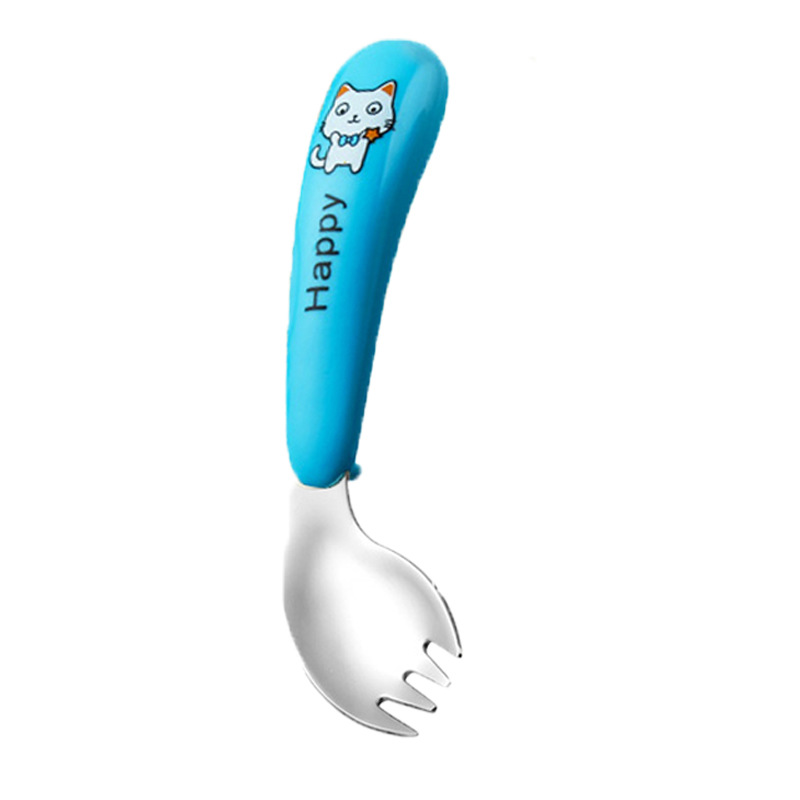 화이트 캣-블루 벤드 포크