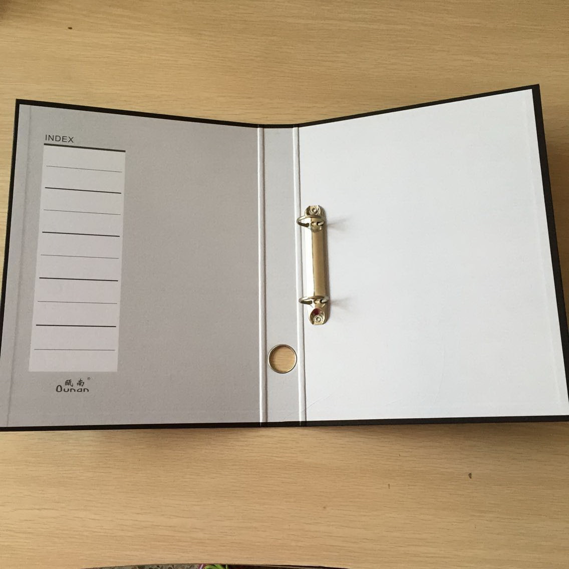 (2개) 사무용품 2 홀 종이 폴더 A4 2 홀 느슨한 잎 빠른 작업 폴더 데이터 사무실 저장 파일 폴더 도매