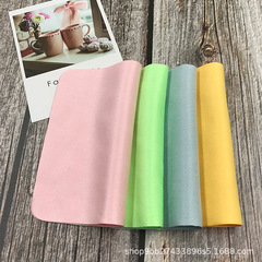 Manufacturer wholesale customized island silk suede glasses cloth mobile phone jewelry cleaning cloth imitation leather cloth