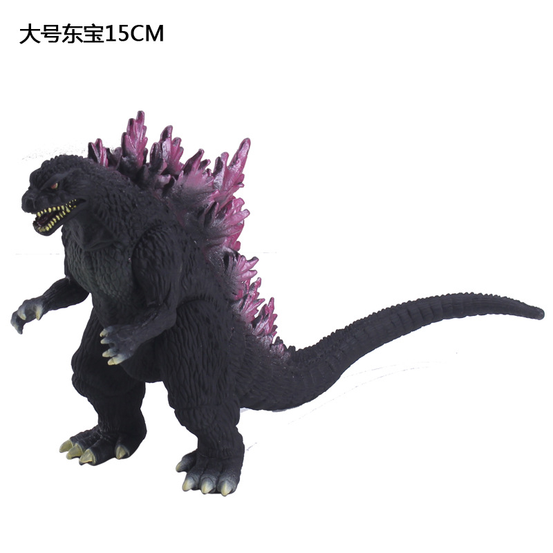 Modelo de juguete de goma suave del dinosaurio del monstruo del dinosaurio de GODZILLA extremidades movibles regalo del juguete de la muñeca del vinilo