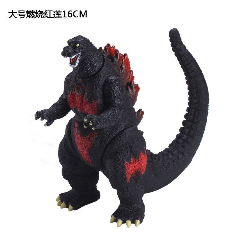 Modelo de juguete de goma suave del dinosaurio del monstruo del dinosaurio de GODZILLA extremidades movibles regalo del juguete de la muñeca del vinilo