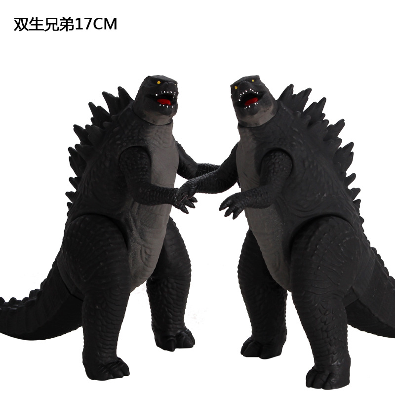 Modelo de juguete de goma suave del dinosaurio del monstruo del dinosaurio de GODZILLA extremidades movibles regalo del juguete de la muñeca del vinilo