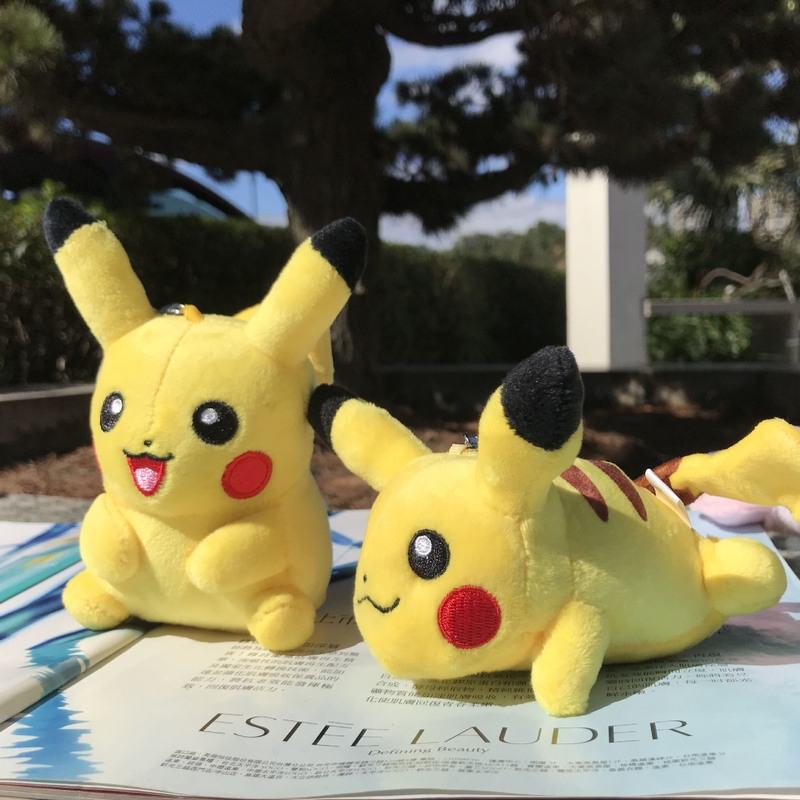 Internet Celebrity New Pikachu Plush Doll Car Keychain Women's Cute Cartoon Book Bag Hanging Creative Pendant Internet Celebrity New Pikachu Plush Doll Car Keychain Women's Cute Cartoon Book Bag Hanging Creative Pendant