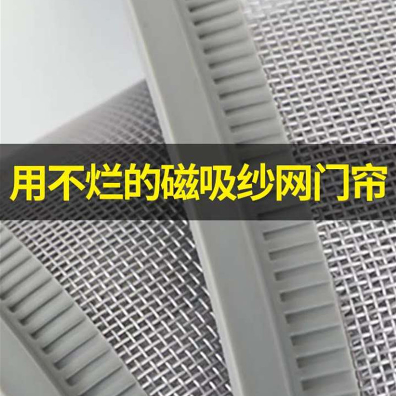 Anti-mosquito Door Curtain Summer Household Encrypted Yarn Entrance Door Commercial Supermarket Breathable Ventilation Magnetic Self-priming Anti-Fly