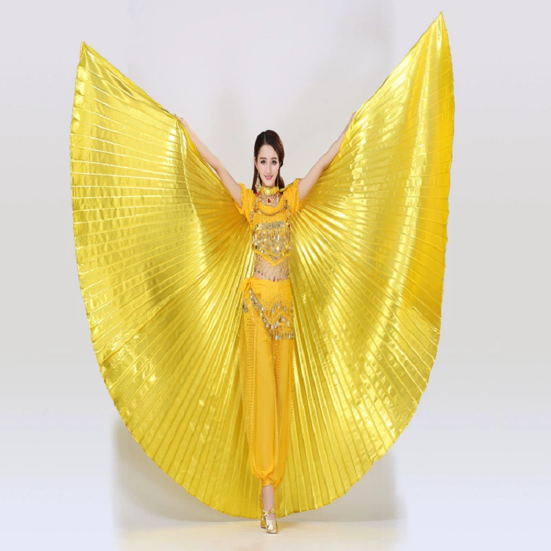 Взрослый танец живота золотое крыло серебряное крыло реквизит бабочки плащ индийские танцевальные крылья открытие танцевальных крыльев