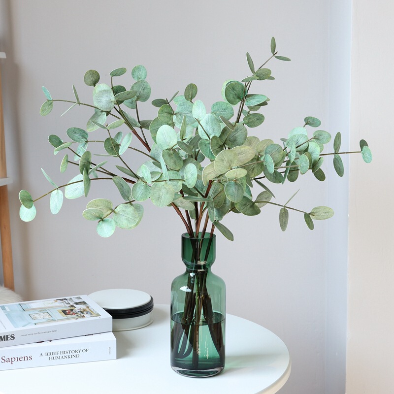 3D reticulate eucalyptus money leaf simulation fake flower simulation plant home simulation leaves fake leaf decoration 3D reticulate eucalyptus money leaf simulation fake flower simulation plant home simulation leaves fake leaf decoration