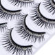 Natural nude makeup thick stage Cross long silver glitter sequins 820 five pairs of fake eyelashes wholesale