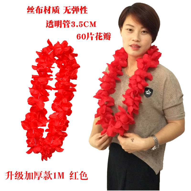 Transfronterizo exclusivo engrosado Garland Hawaiano hula dance club bar fiesta actividades de playa elogio rendimiento Festival