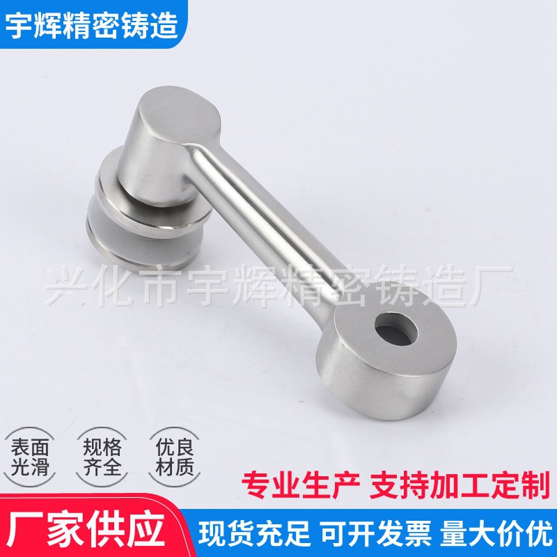 304不锈钢楼梯立柱配件厂家直供 不锈钢栏杆立柱配件 圆形单爪