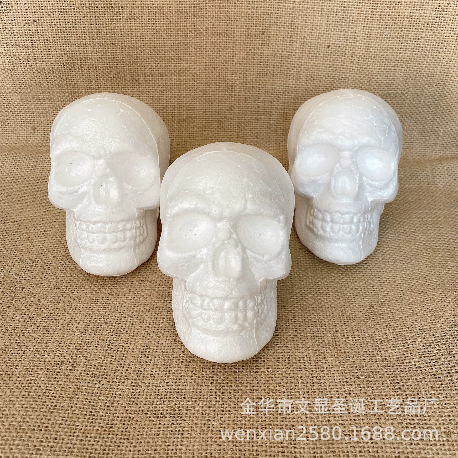 Пена Череп Хэллоуин Призрачный Бар Украшение Ужас Череп Эмбрион Фестиваль Призраков Пена Фабричный Выход