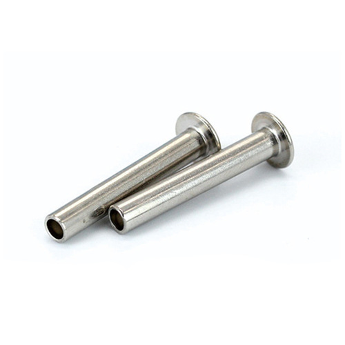 304 stainless steel flat round head semi-hollow rivet M1.5-M8 large flat head rivet hollow rivet GB873
