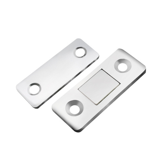 Jinrongda punch-free ultra-thin invisible door magnetic sliding door super strong magnetic glass cabinet wardrobe does not close tightly magnetically