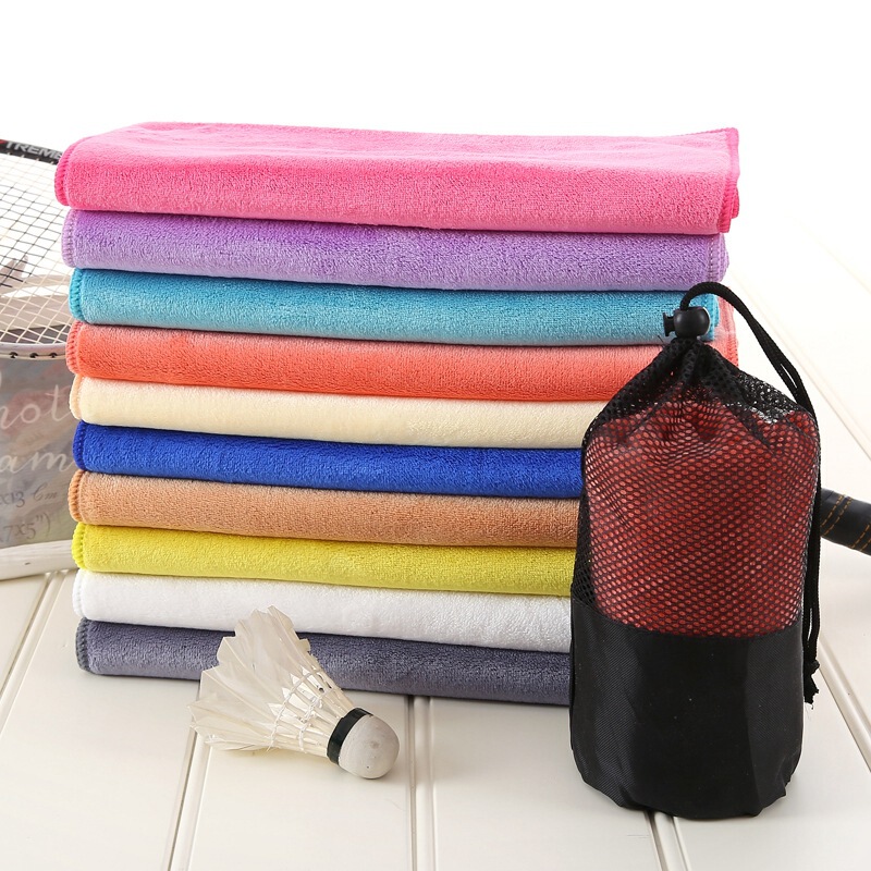 Sports Towel, Gym Running Sweat-Absorbing Sweat Towel, Outdoor Trendy Brand Extended Fiber Towel with Logo