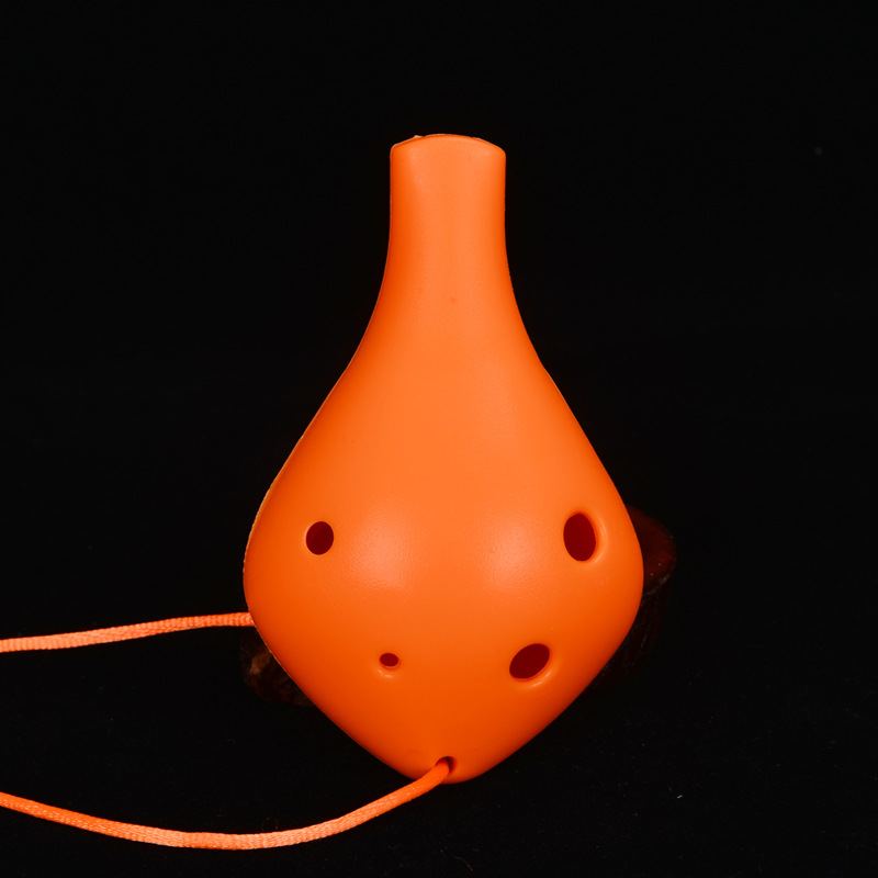 Seis agujeros Ocarina Alto agudos de plástico AC entrada de estudiantes Ocarina 6 hoyos Alto AC tuning Ocarina fábrica al por mayor
