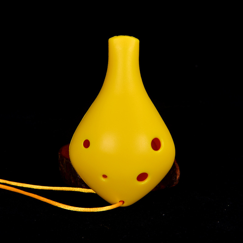 Seis agujeros Ocarina Alto agudos de plástico AC entrada de estudiantes Ocarina 6 hoyos Alto AC tuning Ocarina fábrica al por mayor