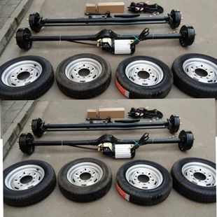 Electric vehicle rear axle load rear axle forklift rear axle four-wheel rear axle can be equipped with solid tires suspension rear axle