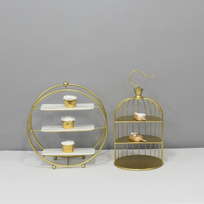 Decoración de mesa postre boda traje creativo Europeo placa pastel cumpleaños comida fría té soporte exhibición