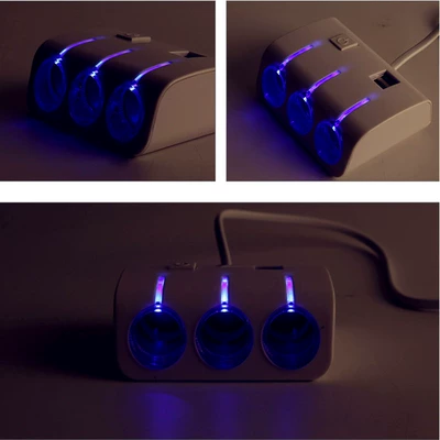 Adapter Multi-Purpose Car One to: Mobil şarj cihazları