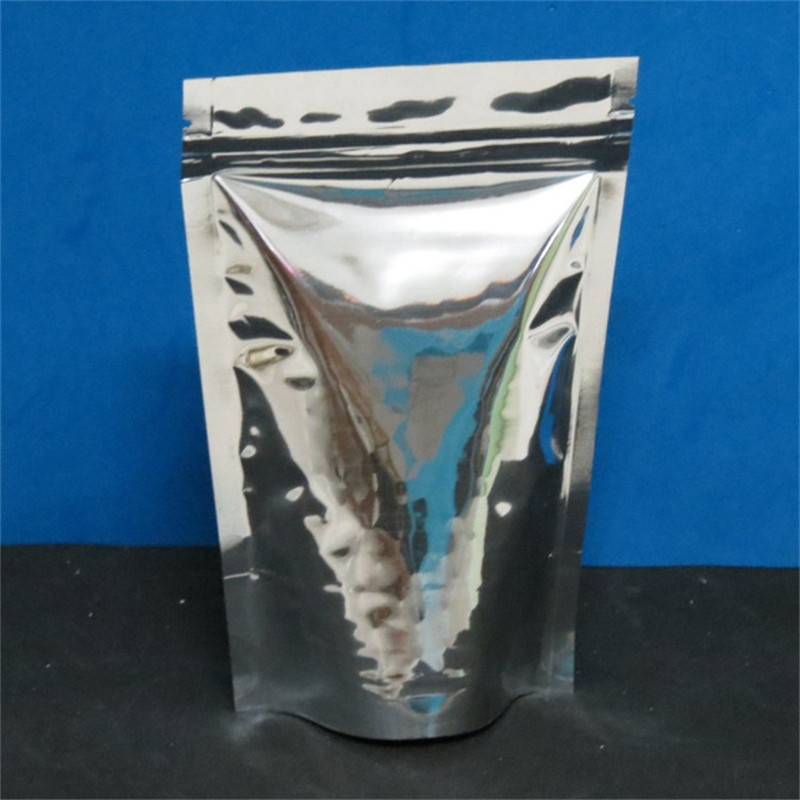 镀铝自立自封袋 不透明拉链拉骨袋 镀铝食品包装袋 干果茶叶袋子