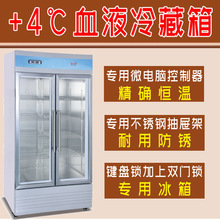 XKX-665型4度血液保存箱玻璃门血库医院用4℃医用血液冷藏箱