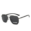 Men's sunglasses, fashionable glasses, two-color sun protection cream, new collection, UF-protection