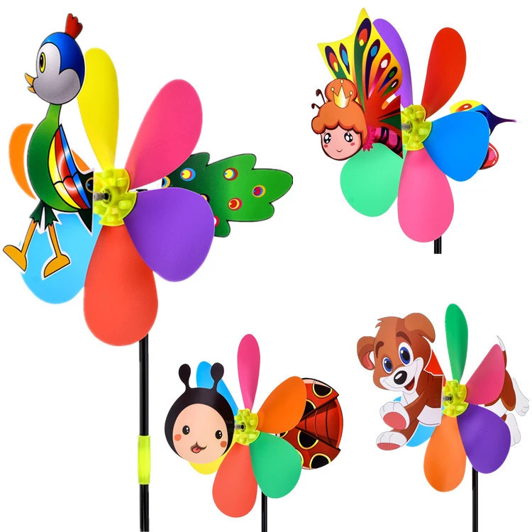 Cartoon travel interactive windmill toy
