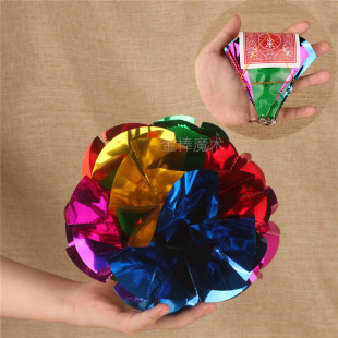 Flash Flower Ball large and medium size 20 30 40cm magic props stage talent show empty-handed flowers