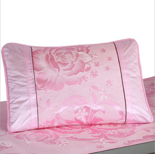 Summer Ice Silk Pillowcase Single Student Dormitory Construction Site Double Ice Silk Foldable Pillowcase