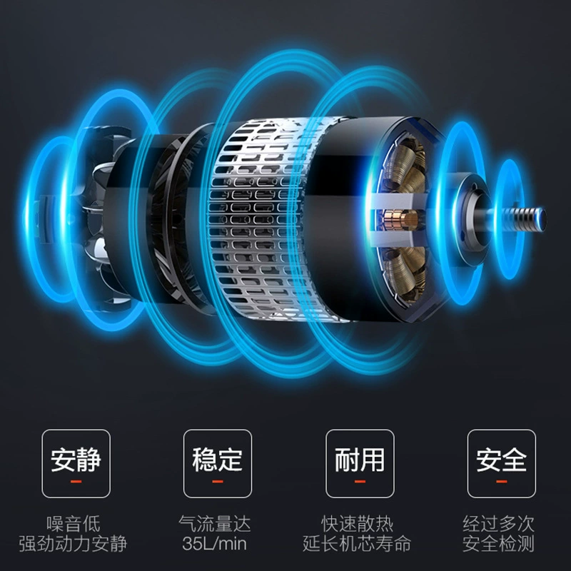 Wireless rechargeable handheld vacuum cleaner charging with light, high power