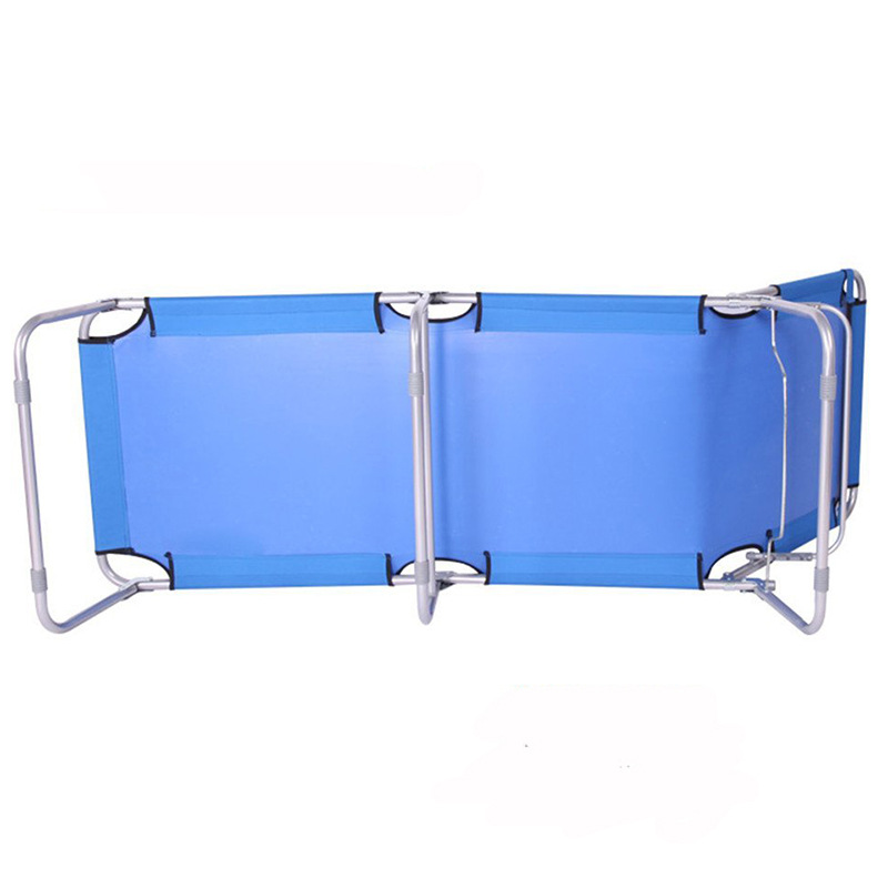 Moderno minimalista Oficina almuerzo cama simple reclinable hoja de cama portátil plegable cama de campamento Hospital cama de acompañamiento
